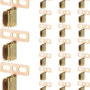 Hicarer 24-Pc Steel Shutter Clips for Vinyl Shutters