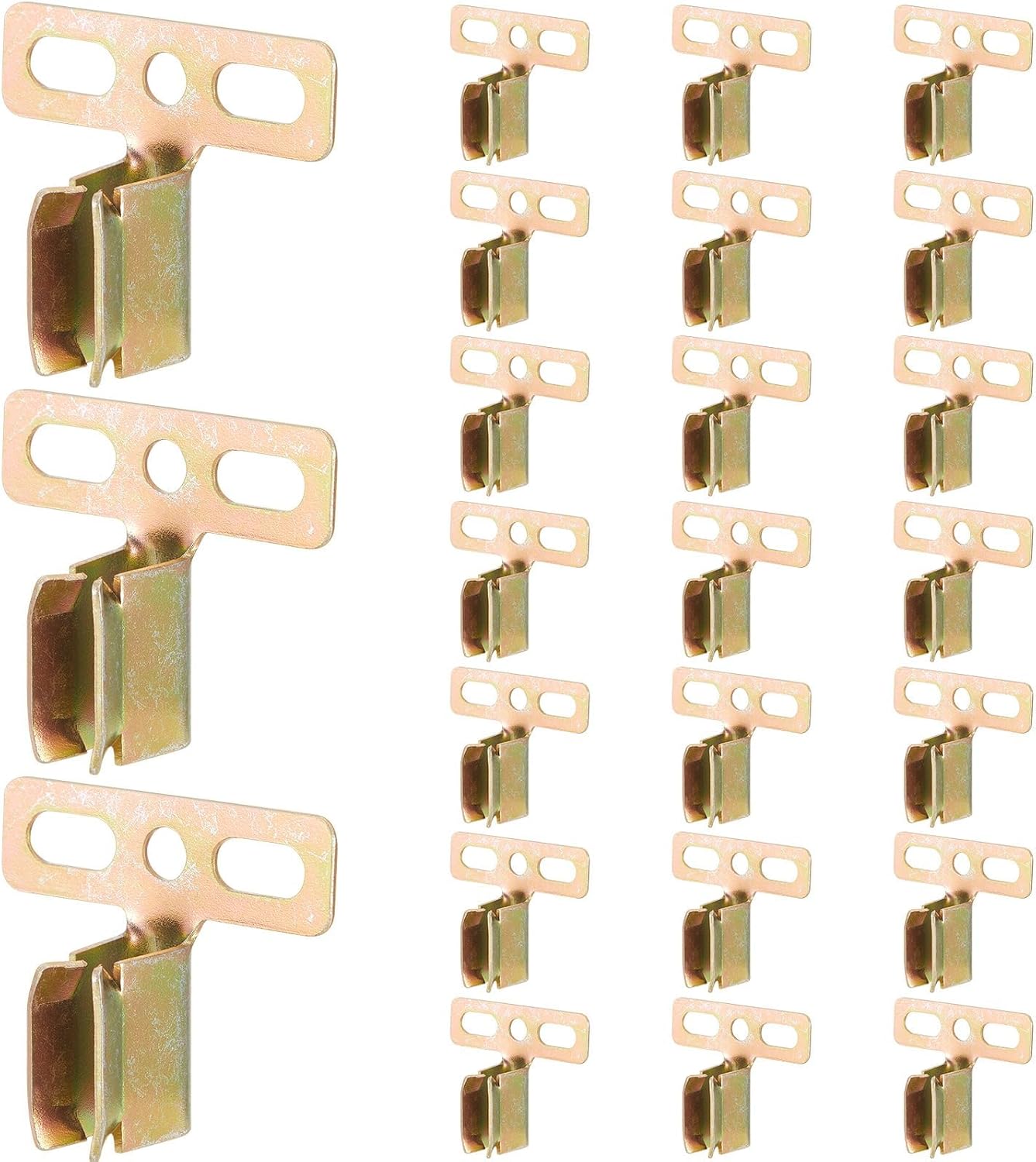 Hicarer 24-Pc Steel Shutter Clips for Vinyl Shutters