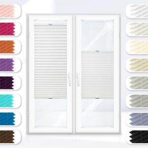 Concept Crystal Pleated Blinds - Custom Fit for Windows