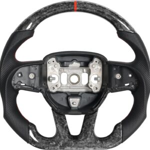 Premium Carbon Fiber Steering Wheel – Dodge/Jeep Fit 2015-2024