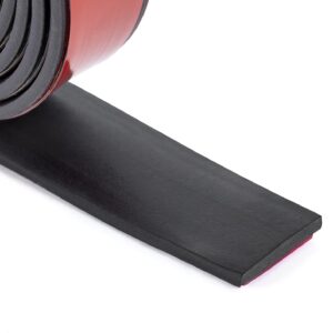 Neoprene Rubber Strips 1"x1/8"x10' Self-Adhesive