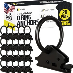 DC Cargo Mall Heavy-Duty O-Rings (20-Pack) - 4500Lbs