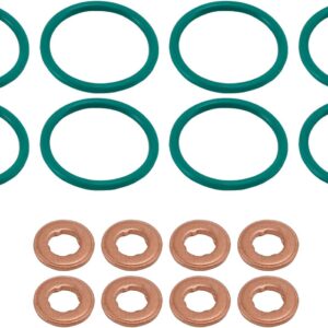 Frezon 8pc Fuel Injector O-Rings Kit for Duramax & Escalade