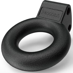 DEEAGLE Pintle Hitch Lunette Ring 24,000LBS Tow Eye