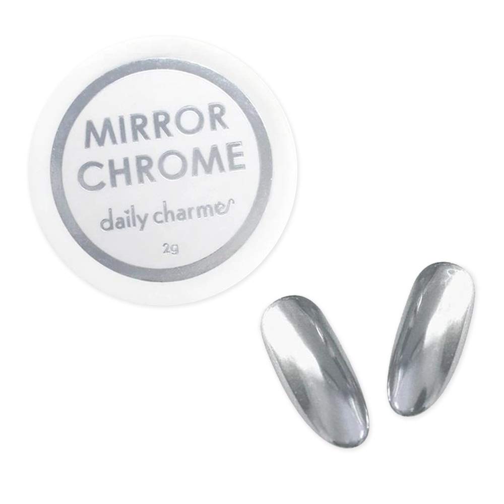 Daily Charme Chrome Nail Powder - Silver 2g