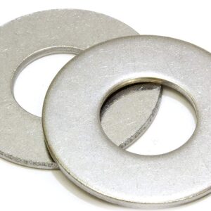 Stainless Steel Flat Washers 100-Pack - 3/8" | Heavy-Duty 304 Grade