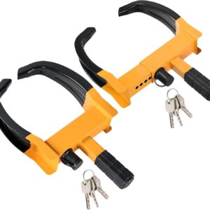 2-Pack Trailer Wheel Lock – Adjustable Anti-Theft Security