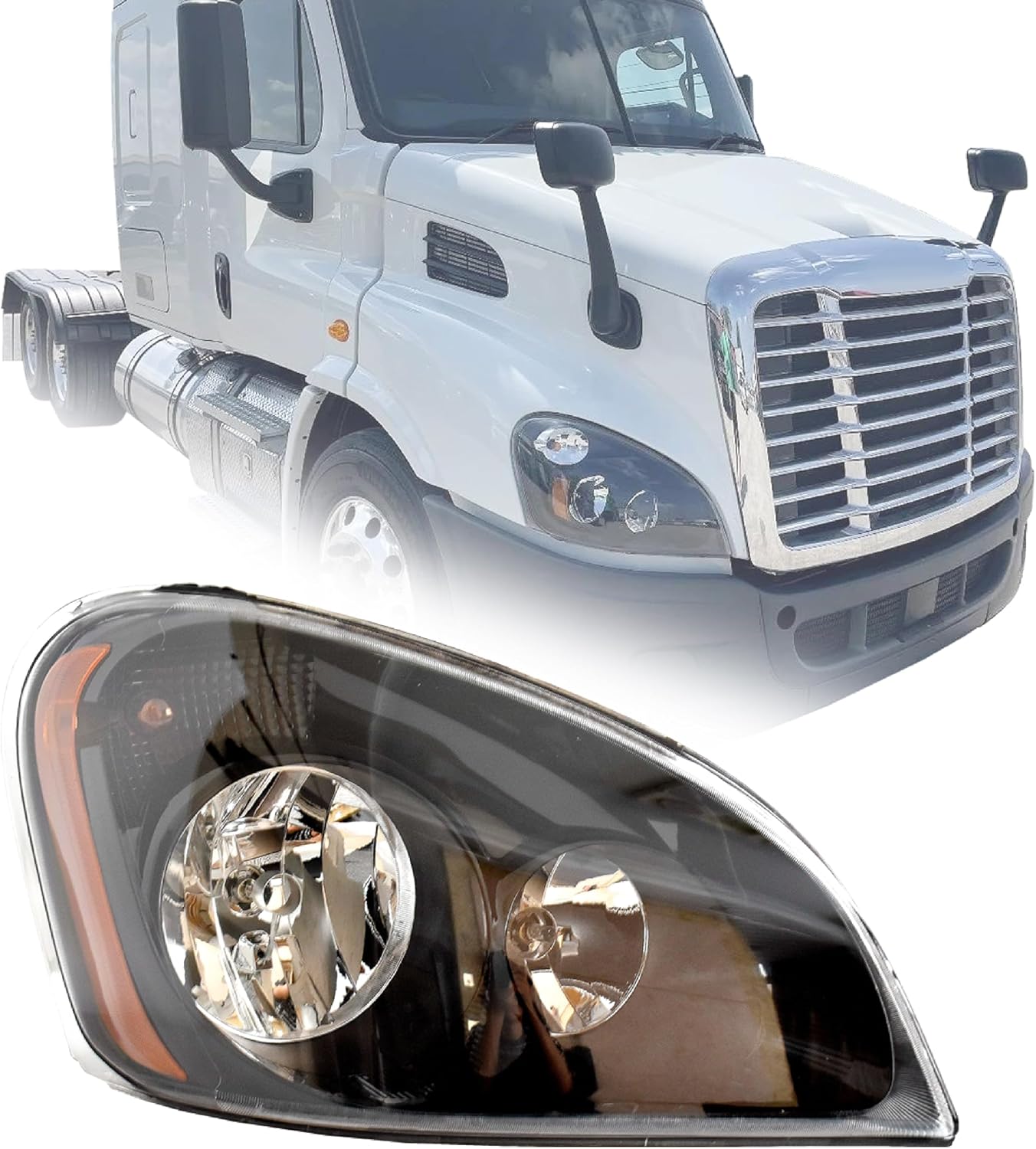 Freightliner Cascadia Headlight Replacement (2008-2017)