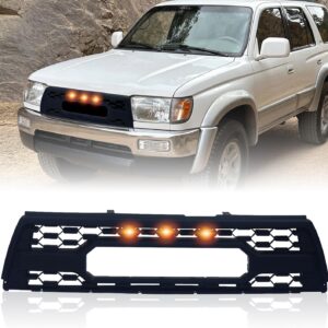 APASQRO Front Grille for 4Runner 1996-2002 w/ LED Lights