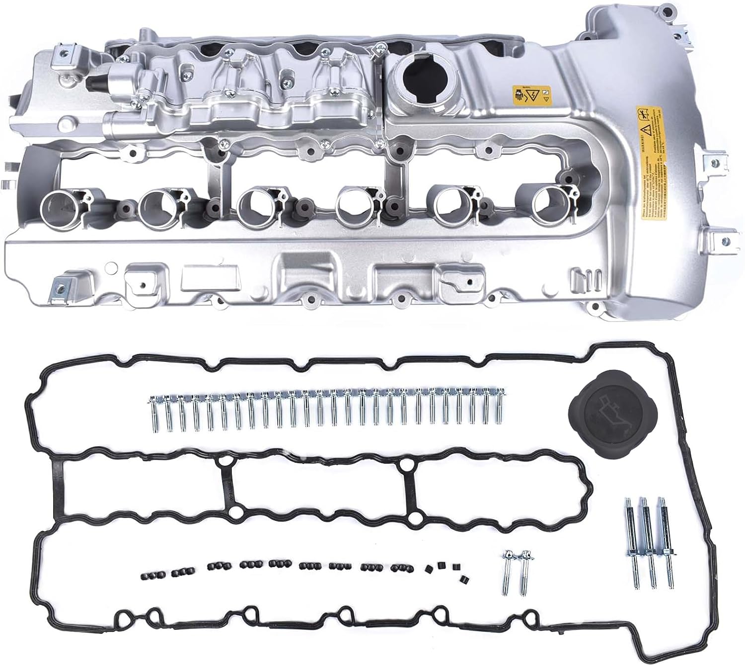 Upgraded Aluminum Valve Cover & Cap for BMW N54 Engine