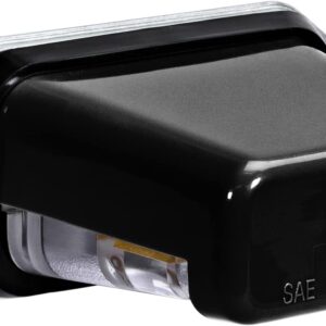 TRUE MODS Black LED License Plate Light - Surface Mount - DOT Certified