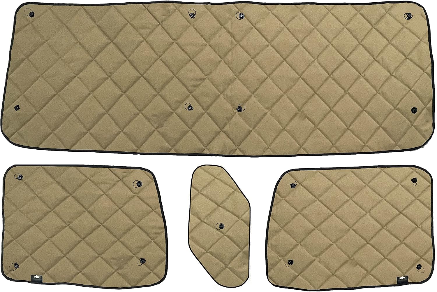 Western Star Window Covers - Insulated Blackout Tan