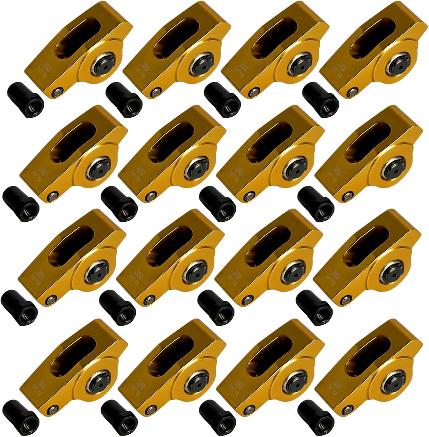 GELUOXI 1.5 Ratio Aluminum Roller Rockers 3/8