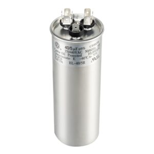 40+5 µF Dual Run AC Capacitor for Heat Pumps & AC Units