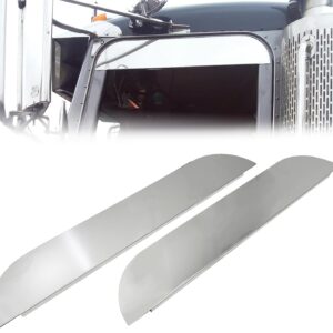 Stainless Steel Chopped Window Trim for Peterbilt 379/386/389