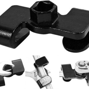 Black Alloy Wrench Extender for Bolt Loosening