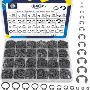 ZQZ 840pcs Retaining Rings Set (M2-M16)