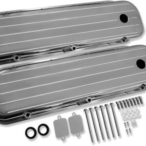 IMOOA Tall Ball Milled Valve Covers for Chevy Big Block 396-502