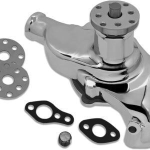 Chrome Billet Water Pump for Chevy Small Block V8 1955-1985