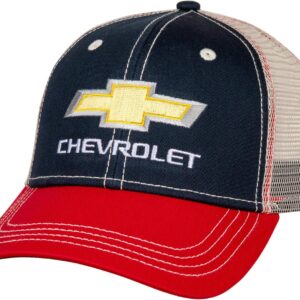 Blue Chevrolet Logo Adjustable Snapback Hat