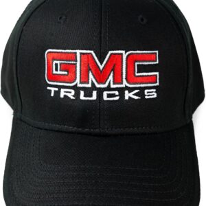 GMC Truck Cap with Embroidered Logo - Black