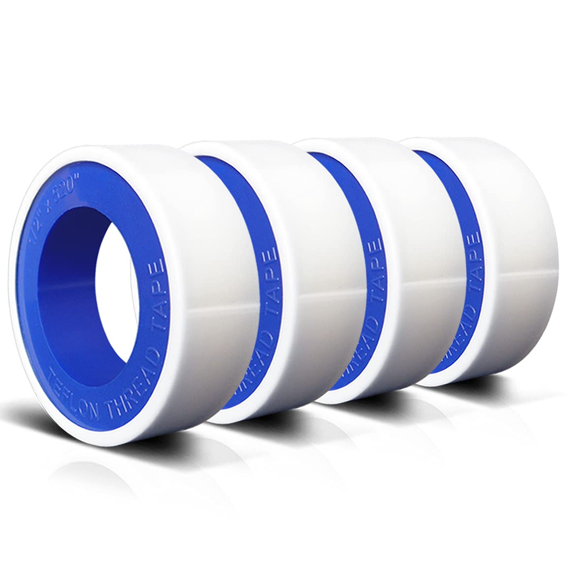 VOTMELL PTFE Plumber's Tape, 4 Rolls 1/2" x 520"