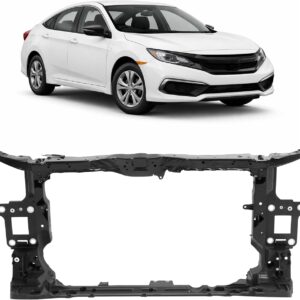 ALMULOO Radiator Support Assembly for 2016-2019 Honda Civic