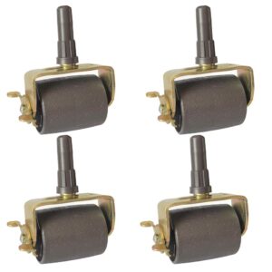 Heavy-Duty Bed Frame Wheels w/ Locking, Set of 4