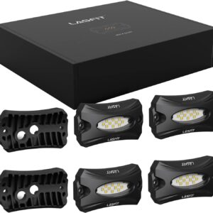 LASFIT Switchback Rock Lights Amber & White LED Kit