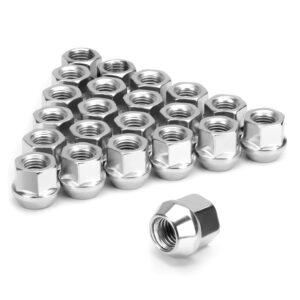 12mm x 1.5 Zinc Lug Nuts, 20pc M12x1.5 Acorn Nuts