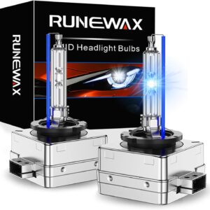 RUNEWAX D3S Xenon Bulbs for VW Jetta Golf R GTI MK7, 2-Pack