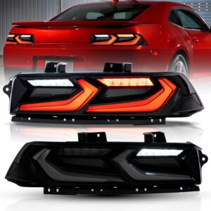 VLAND Taillights for 2014-2015 Chevy Camaro (Smoked)