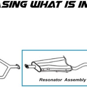 Northeastern Stainless Exhaust Resonator Infiniti G35X 2005-06