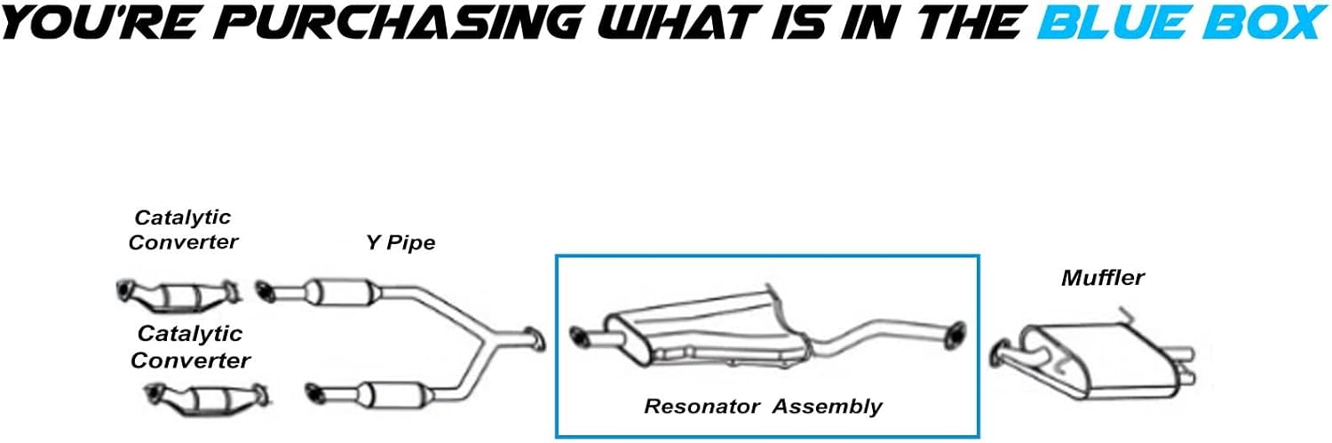 Northeastern Stainless Exhaust Resonator Infiniti G35X 2005-06