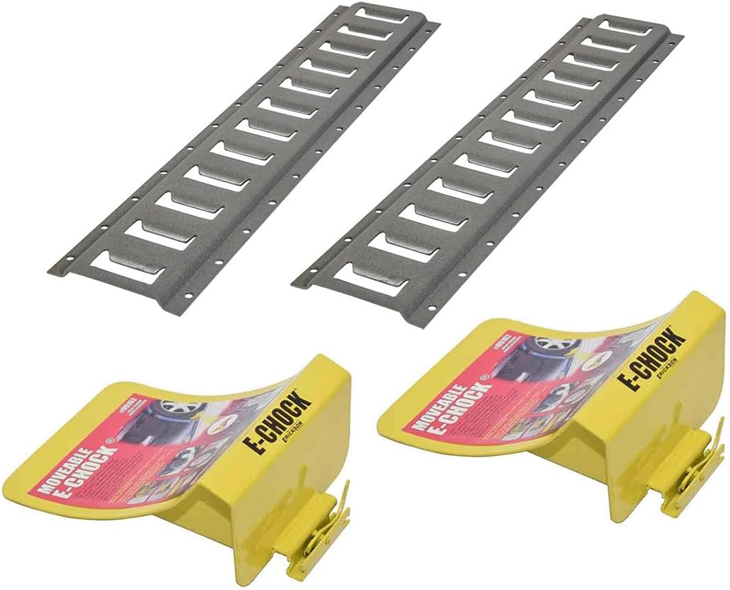 E-Chock Wheel Chocks with Tracks Bundle - Set of 2