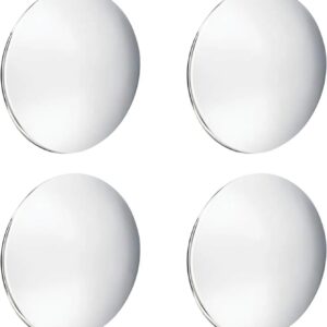 Speedway Motors Baby Moon Chrome Hubcaps, 4-Pc Set for 15” Wheels
