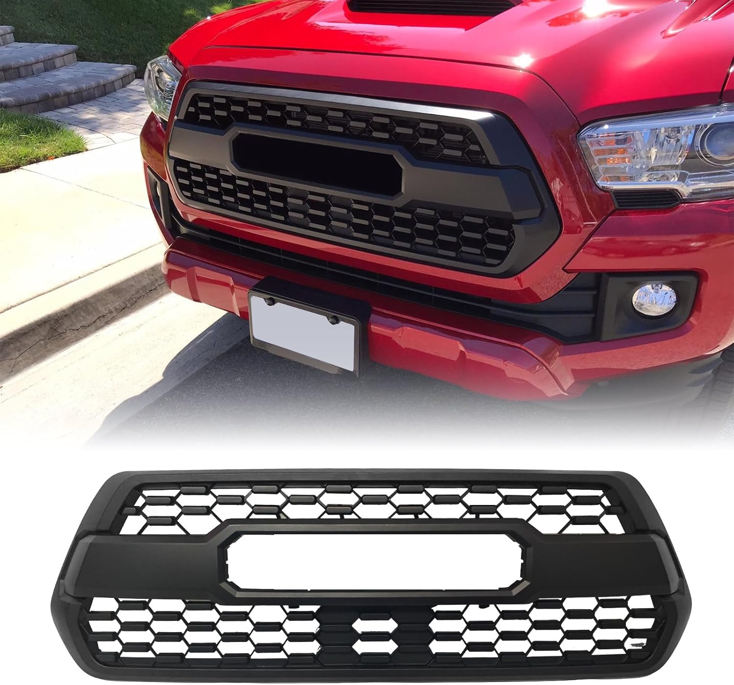 Matte Black Front Grill for 2016-2023 Toyota Tacoma
