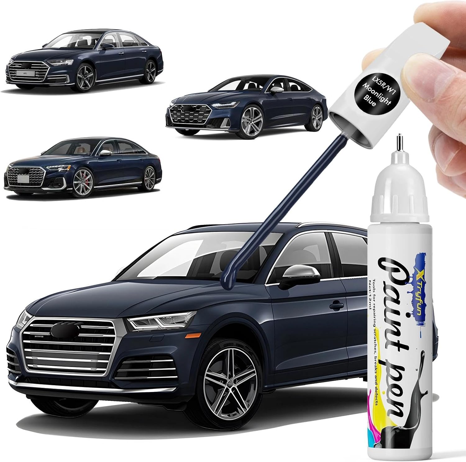 LX5R Moonlight Blue Car Touch Up Paint for Audi