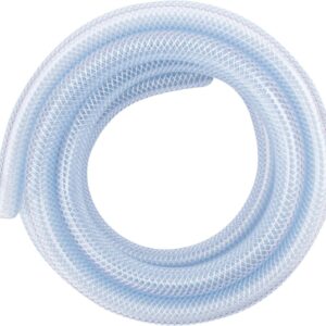 LDR 516 B1210 Clear Braided Nylon Tubing 1/2in x 10ft