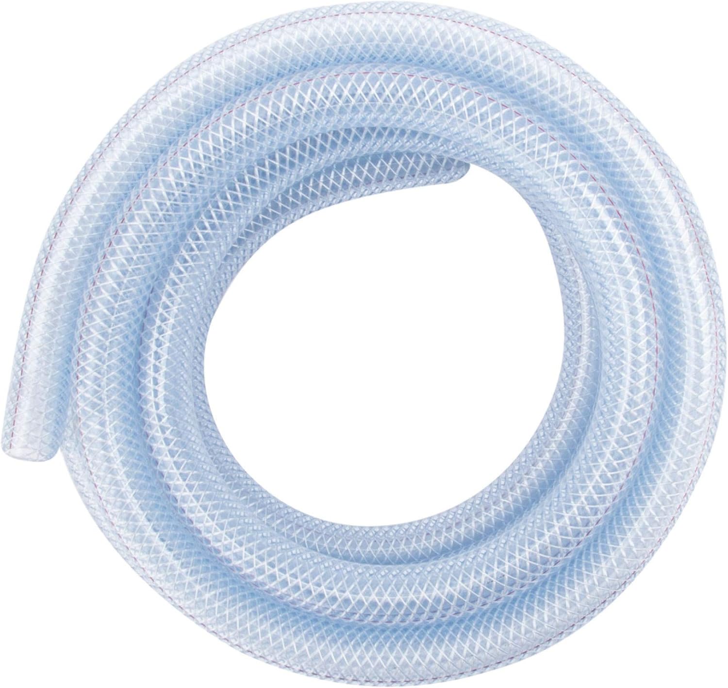 LDR 516 B1210 Clear Braided Nylon Tubing 1/2in x 10ft