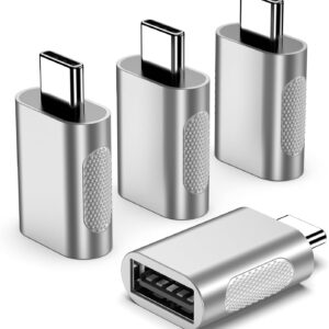 USB-C to USB Adapter 4-Pack - Fast Charging & Data Transfer