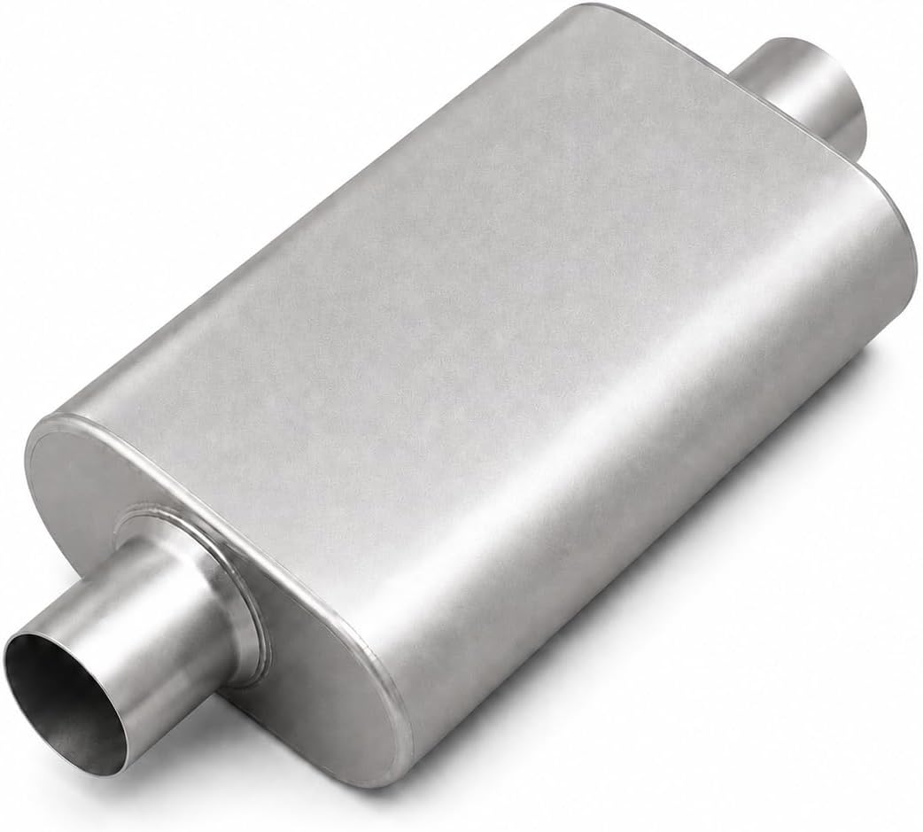 FortisArc 3" Dual Chamber Muffler – Deep, Aggressive Sound
