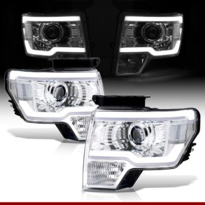 AJP LED DRL Headlight Set for Ford F-150 2009-2014