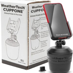 WeatherTech CupFone Universal Phone Mount – Adjustable, Secure Fit