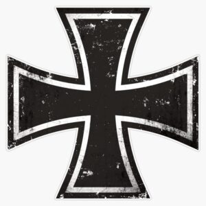 LAD Studio German Iron Cross Vinyl Bumper Sticker