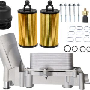 Kirogi Aluminum Oil Filter Housing for Dodge Ram Jeep Chrysler