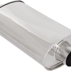 Vibrant 1103 Stainless Oval Muffler, Center-Center