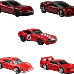 Ferrari 5-Pack Model Cars (2026) - Hot Wheels Compatible