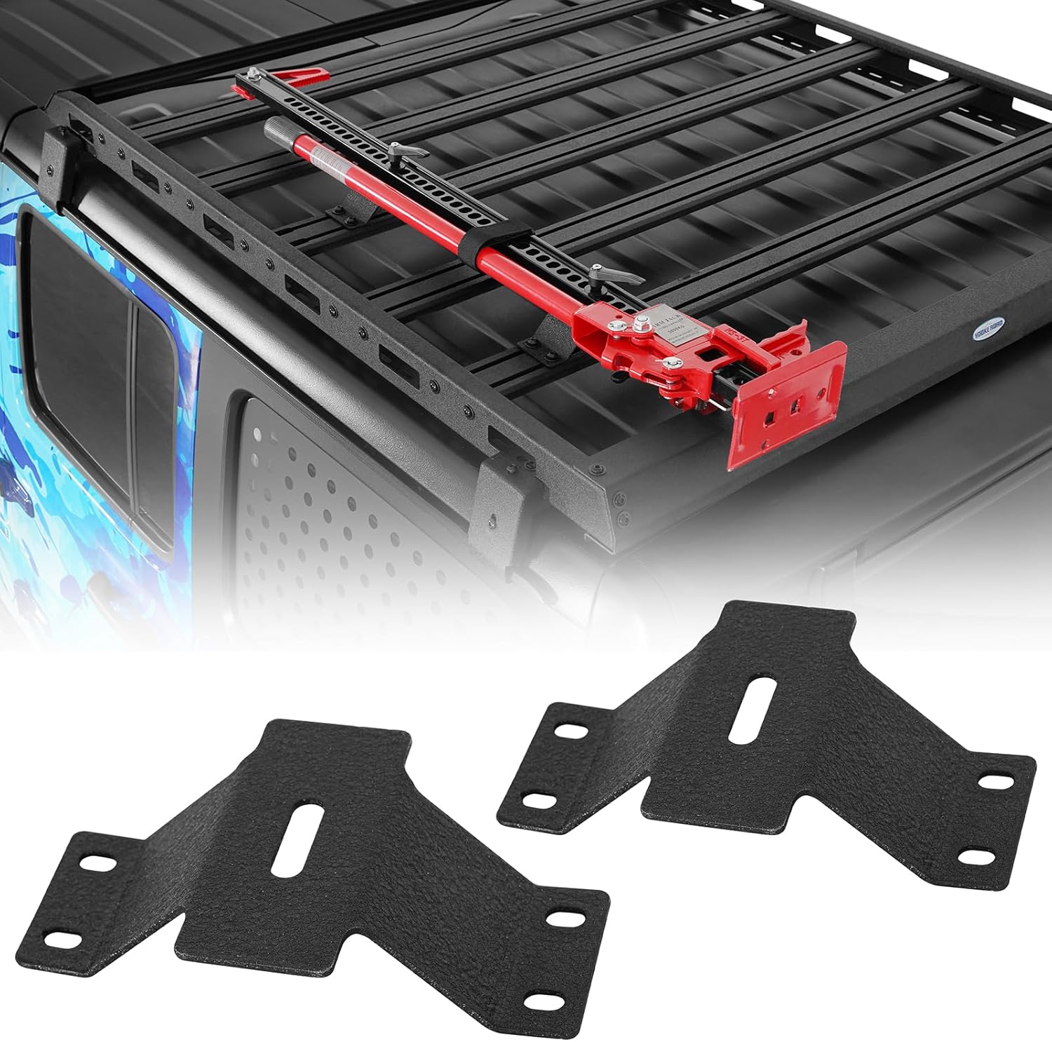 Hooke Road 2PC Lift Jack Mounts for Roof Rack