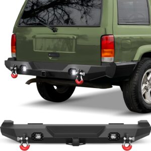 XJ Rear Steel Bumper w/Lights for 1984-2001 Jeep Cherokee XJ